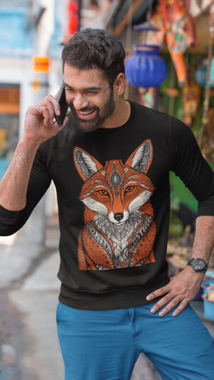 Unisex Breathable Sweatshirt - Indian Heritage  - Dark Series- Lomdi