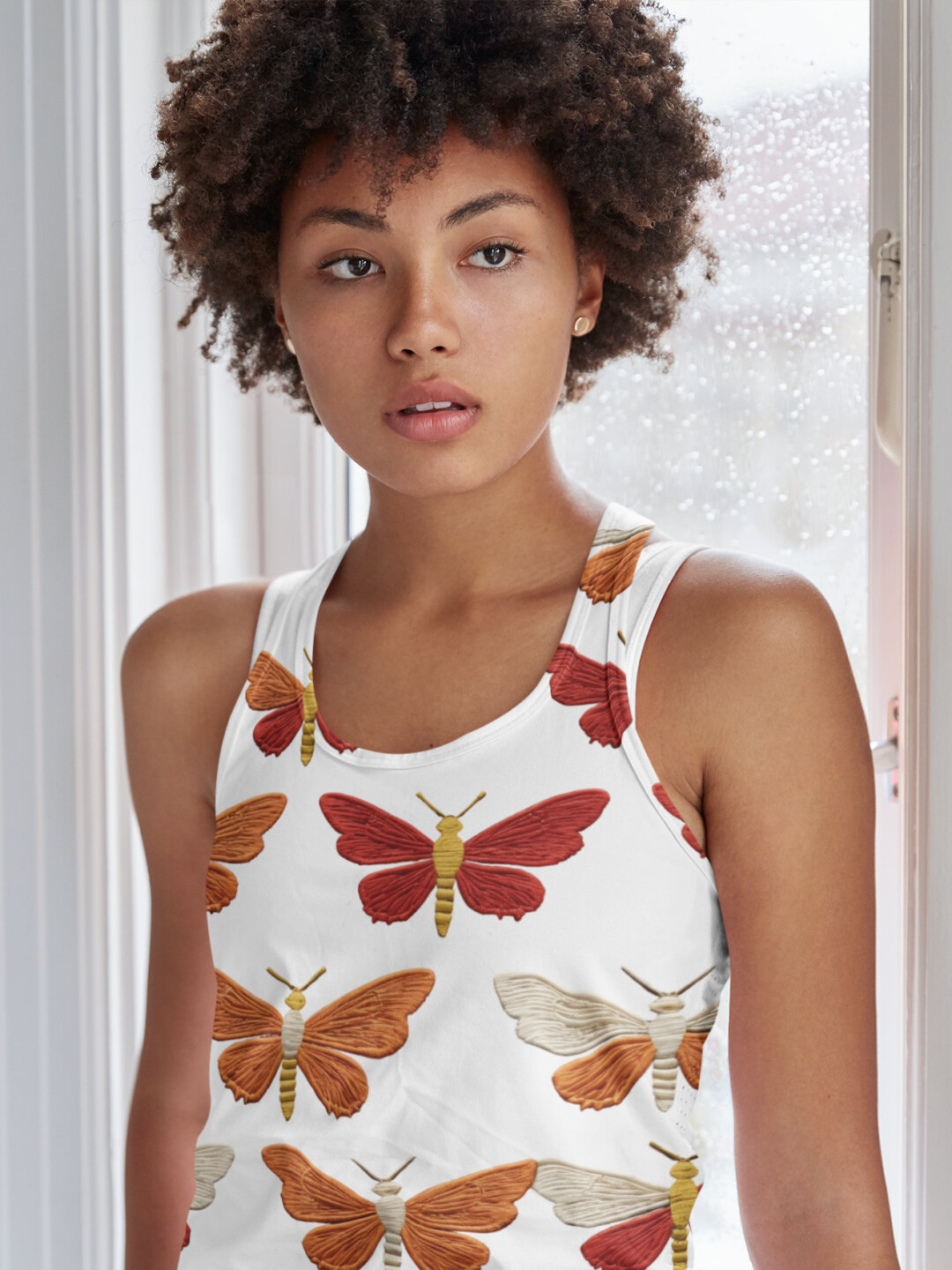 Boho Sunset Butterfly Tank Top
