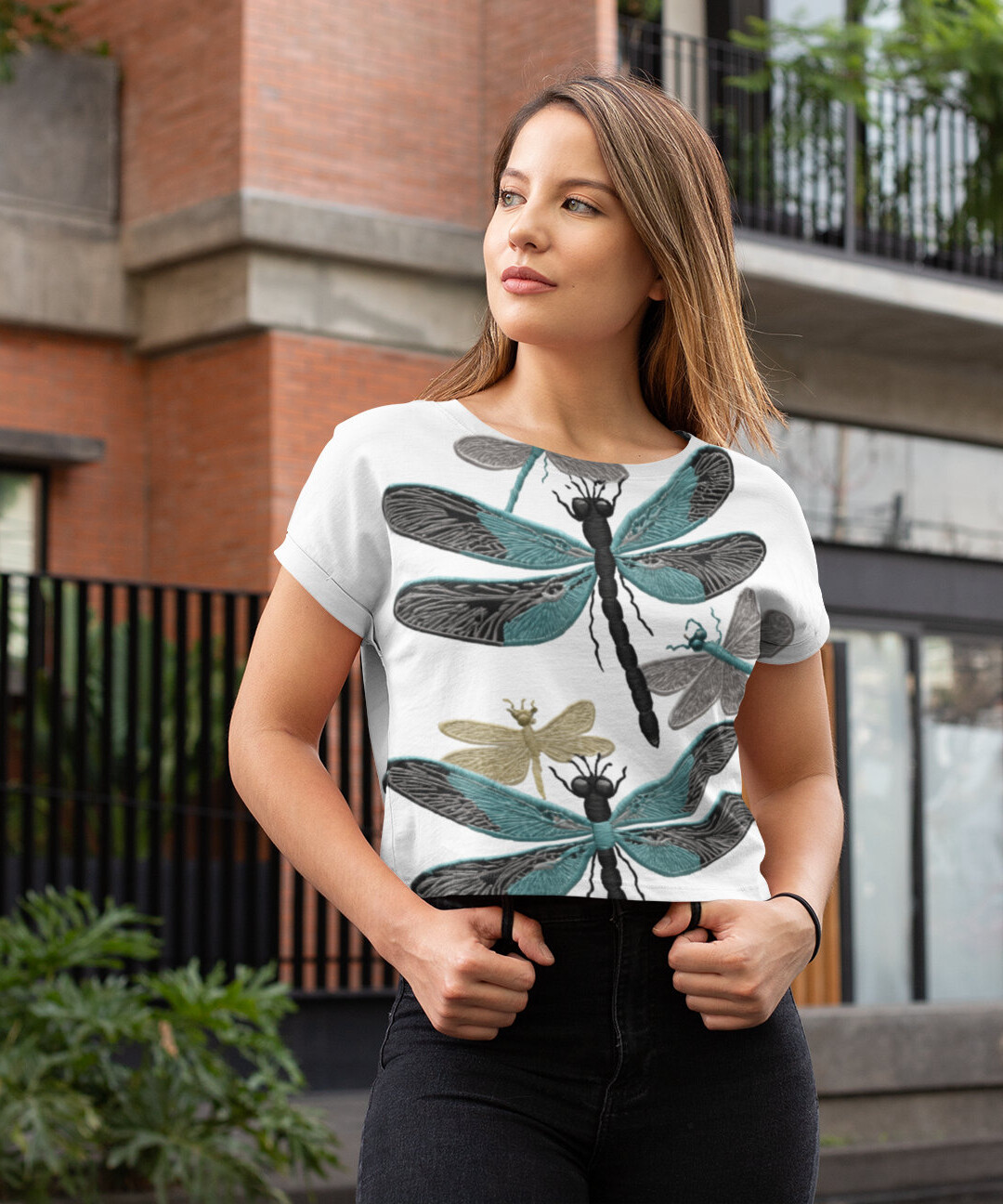 BOHO Sapphire Dragonfly Tank Top