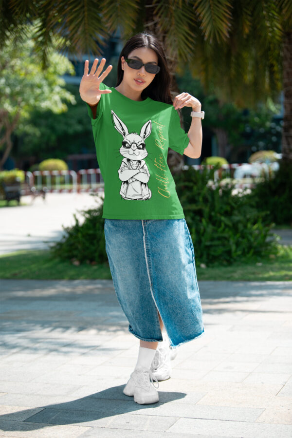 Unisex Streetwear Graphic T-Shirt,Unisex Graphic T-Shirt, Cool Bunny Graphic Tee