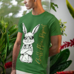 Unisex Streetwear Graphic T-Shirt,Unisex Graphic T-Shirt, Cool Bunny Graphic Tee