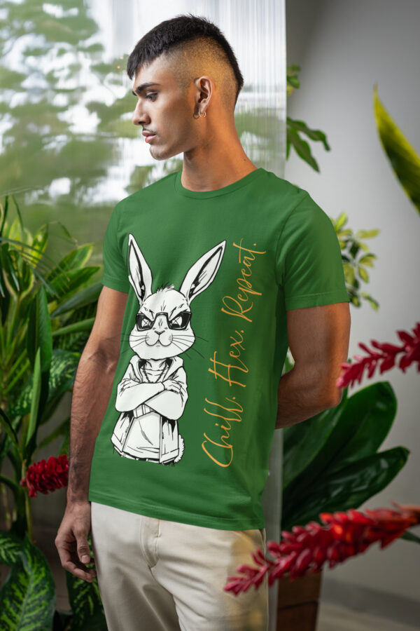 Unisex Streetwear Graphic T-Shirt,Unisex Graphic T-Shirt, Cool Bunny Graphic Tee
