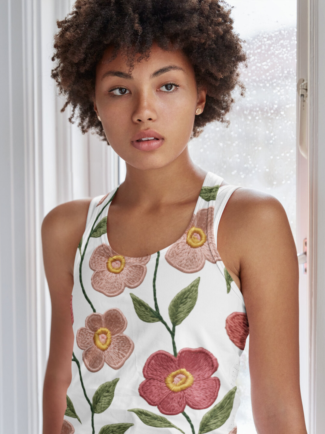 boho floral crop top