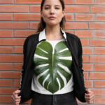 BOHO Lone Leaf Crop Top