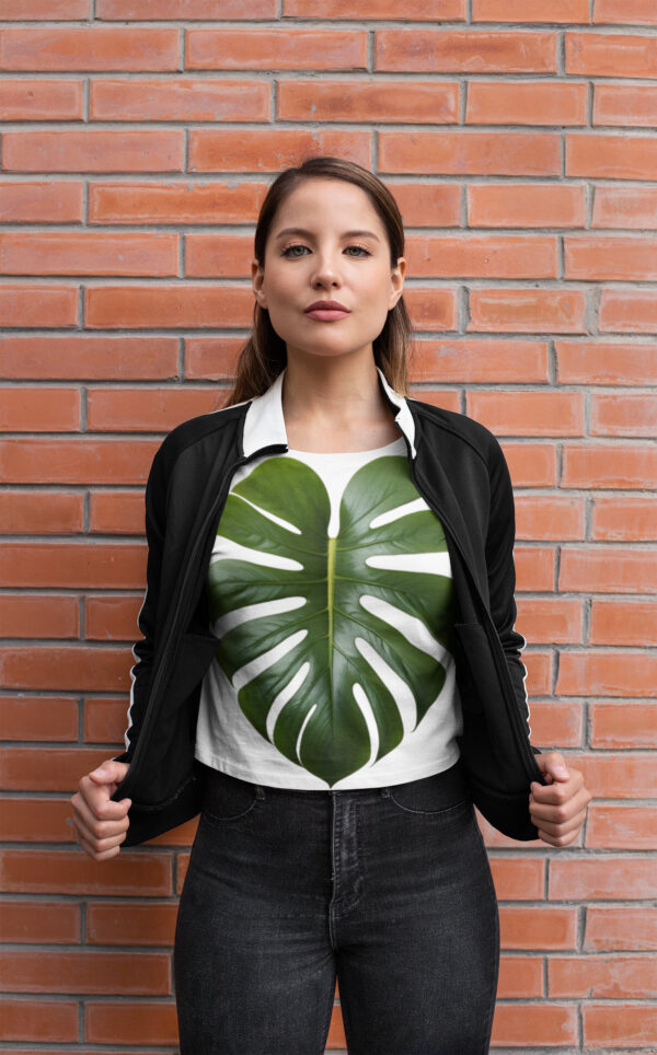 BOHO Lone Leaf Crop Top
