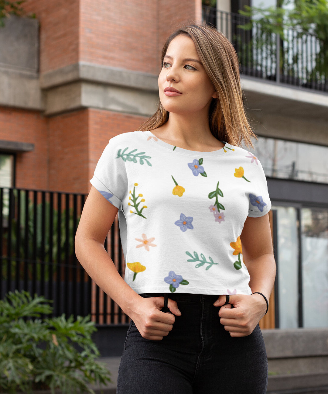 BOHO Spring Blossom Tank Top