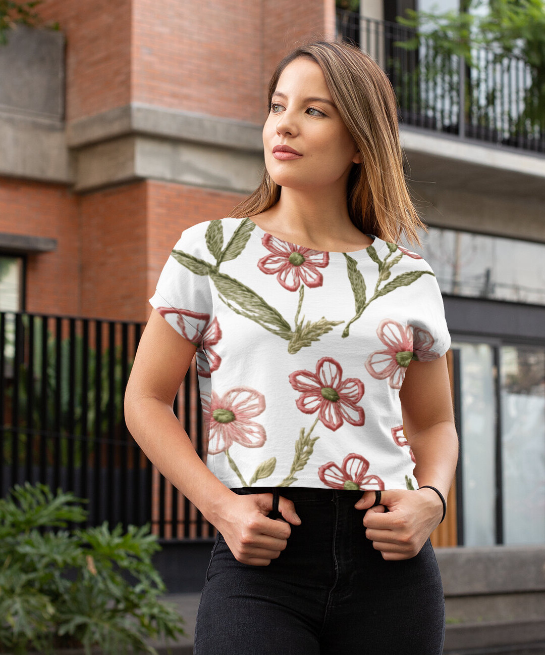 BOHO Pink Petal Tank Top