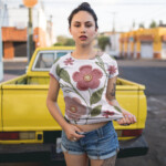 BOHO Pink Petals Tank Top