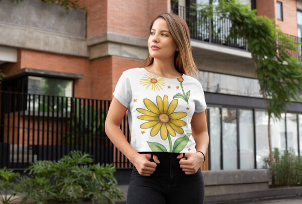 BOHO Bloom Sunflower Tank Top