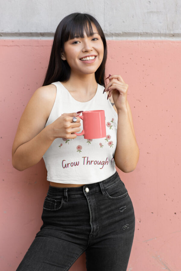 boho floral crop top