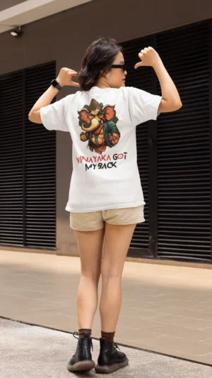 Everyday Women’s T-Shirt – Ganesh Chaturthi Series – Divine Guardian Ganesha | FORTEEFIED™