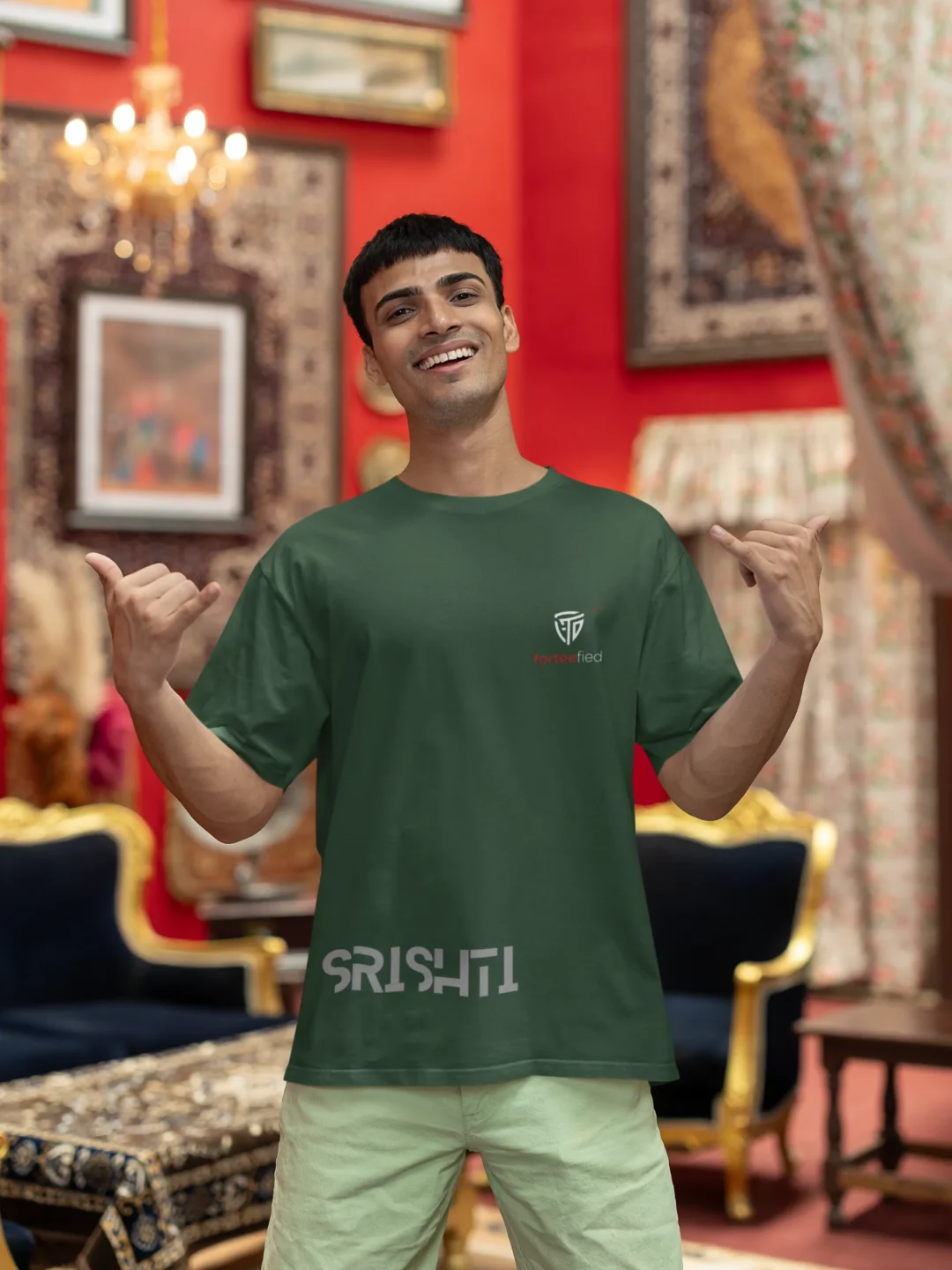 men's oversized creation t-shirt by FORTEEFIED™