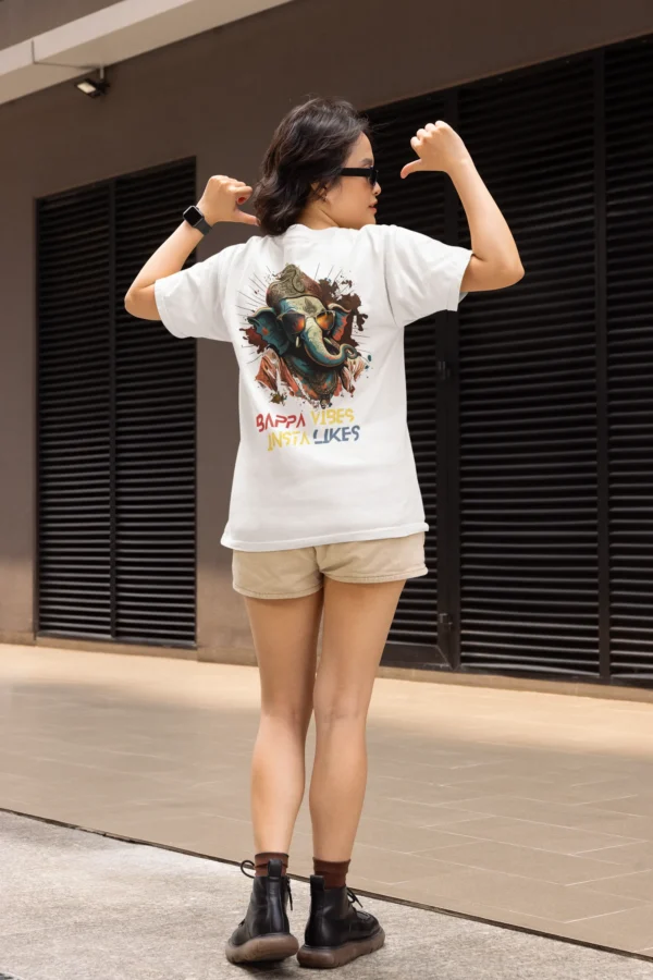 Everyday Women’s T-Shirt – Ganesh Chaturthi Series – Insta-Ready Festive Glow | FORTEEFIED™