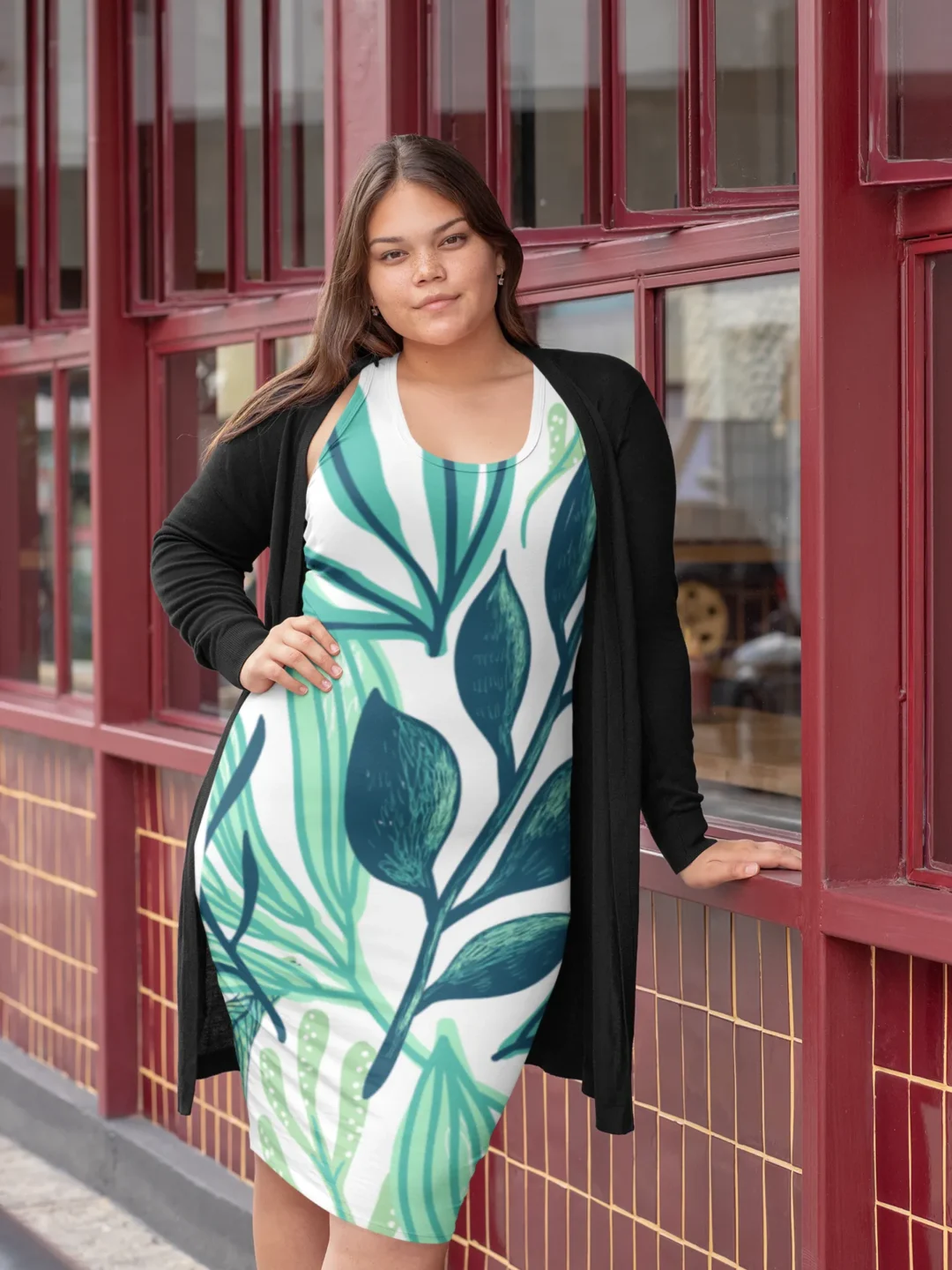 Sunset to Soirée Bodycons-Women’s Date Wear - Tropical Elegance | FORTEEFIED™