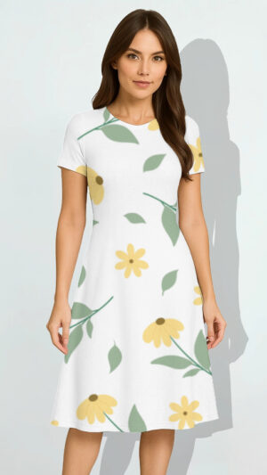 Form Fitting Shift Dresses-Women's OuterWear- Dancing Daisy | FORTEEFIED™