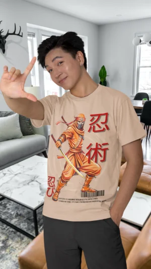 Oversized High Style- The NINJA Series - Orange NINJA | FORTEEFIED™