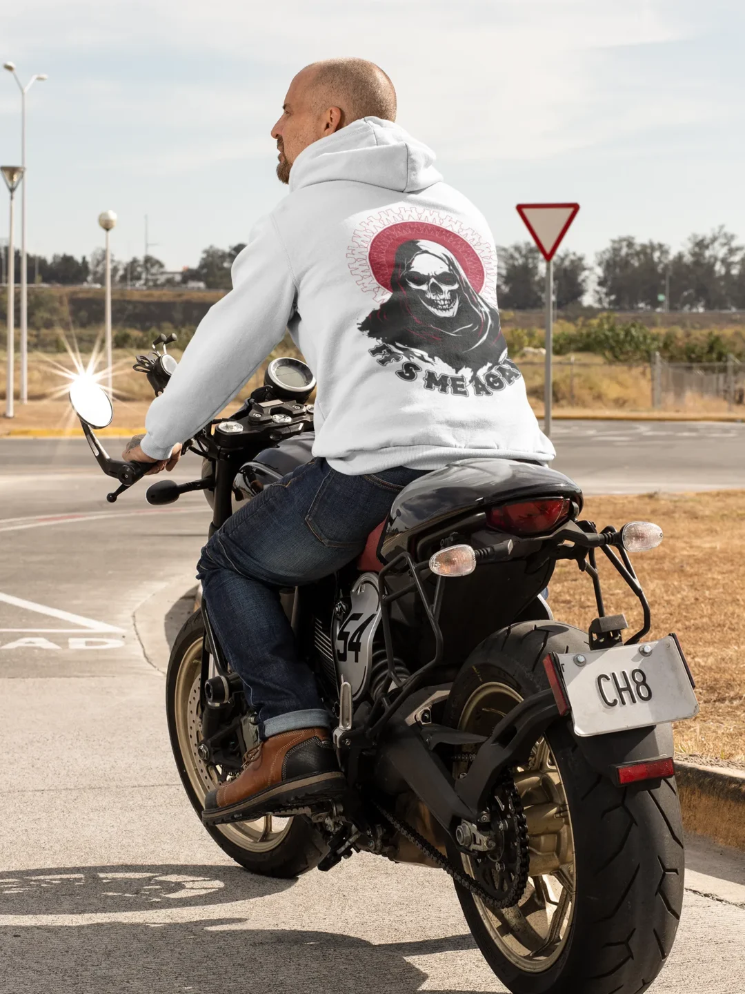 Oversized Drop Shoulder Hoodies– Reaper Series– Its Me Again | FORTEEFIED™