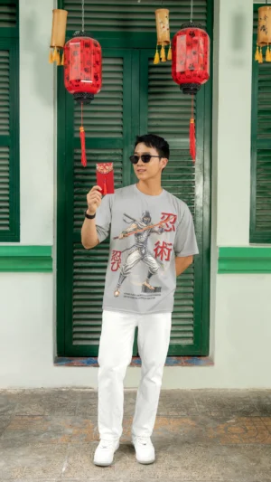 Oversized High Style- The NINJA Series - Grey NINJA | FORTEEFIED™
