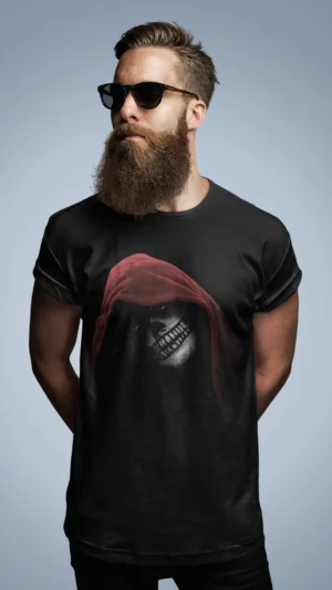 Nightmare Fit Tees – Statement Piece – Red Hood Horror | FORTEEFIED™
