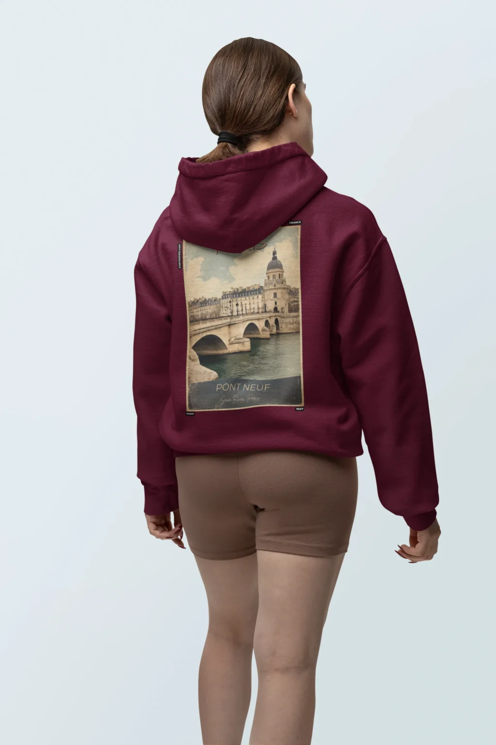 Oversized Women's Hoodie-Heritage Series-Paris | FORTEEFIED™