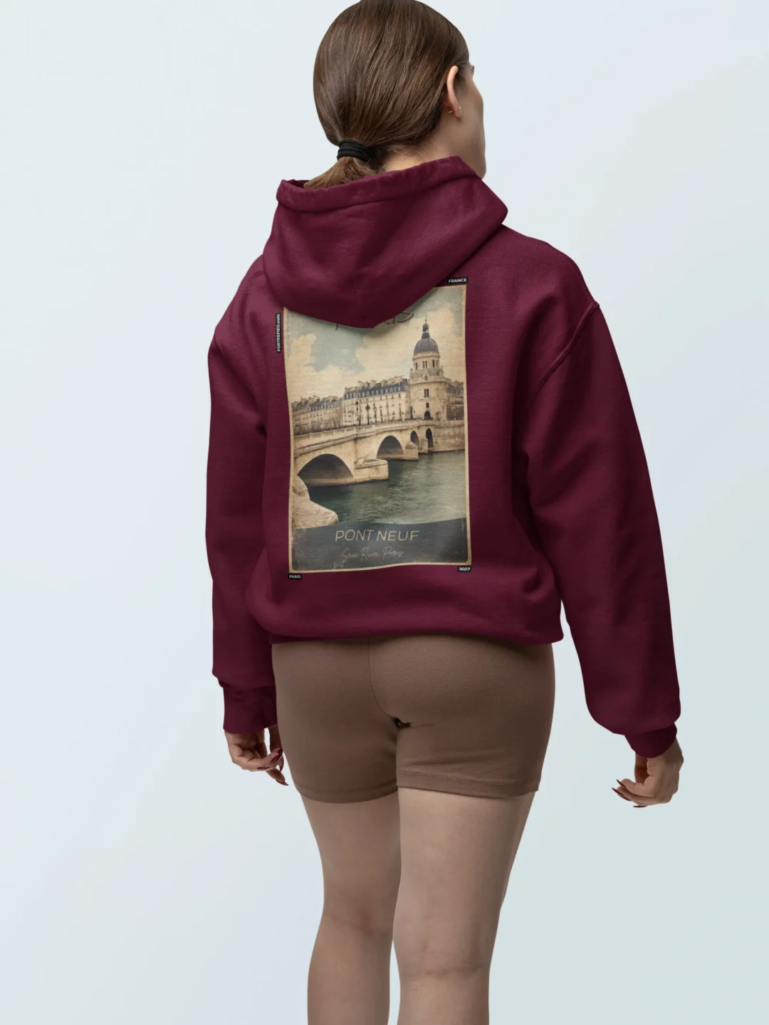 Oversized Women's Hoodie-Heritage Series-Paris | FORTEEFIED™
