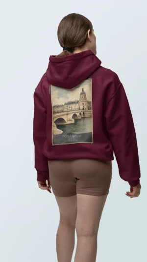 Oversized Women's Hoodie-Heritage Series-Paris | FORTEEFIED™