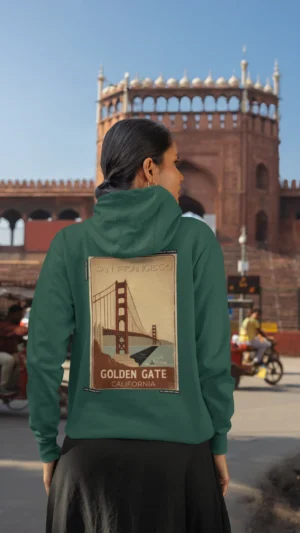 Oversized Women's Hoodie-Heritage Series-SanFranCisco | FORTEEFIED™