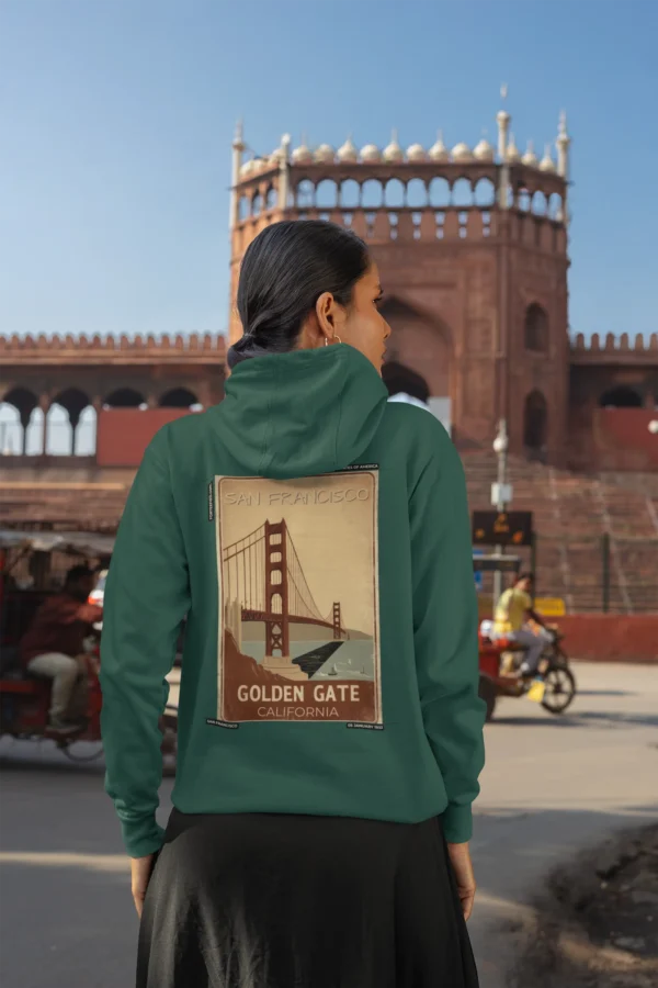 Oversized Women's Hoodie-Heritage Series-SanFranCisco | FORTEEFIED™
