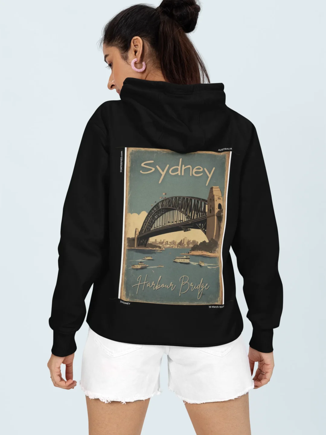 Oversized Women's Hoodie-Heritage Series-Sydney | FORTEEFIED™